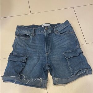 DKNY Blue Women's Cargo Shorts